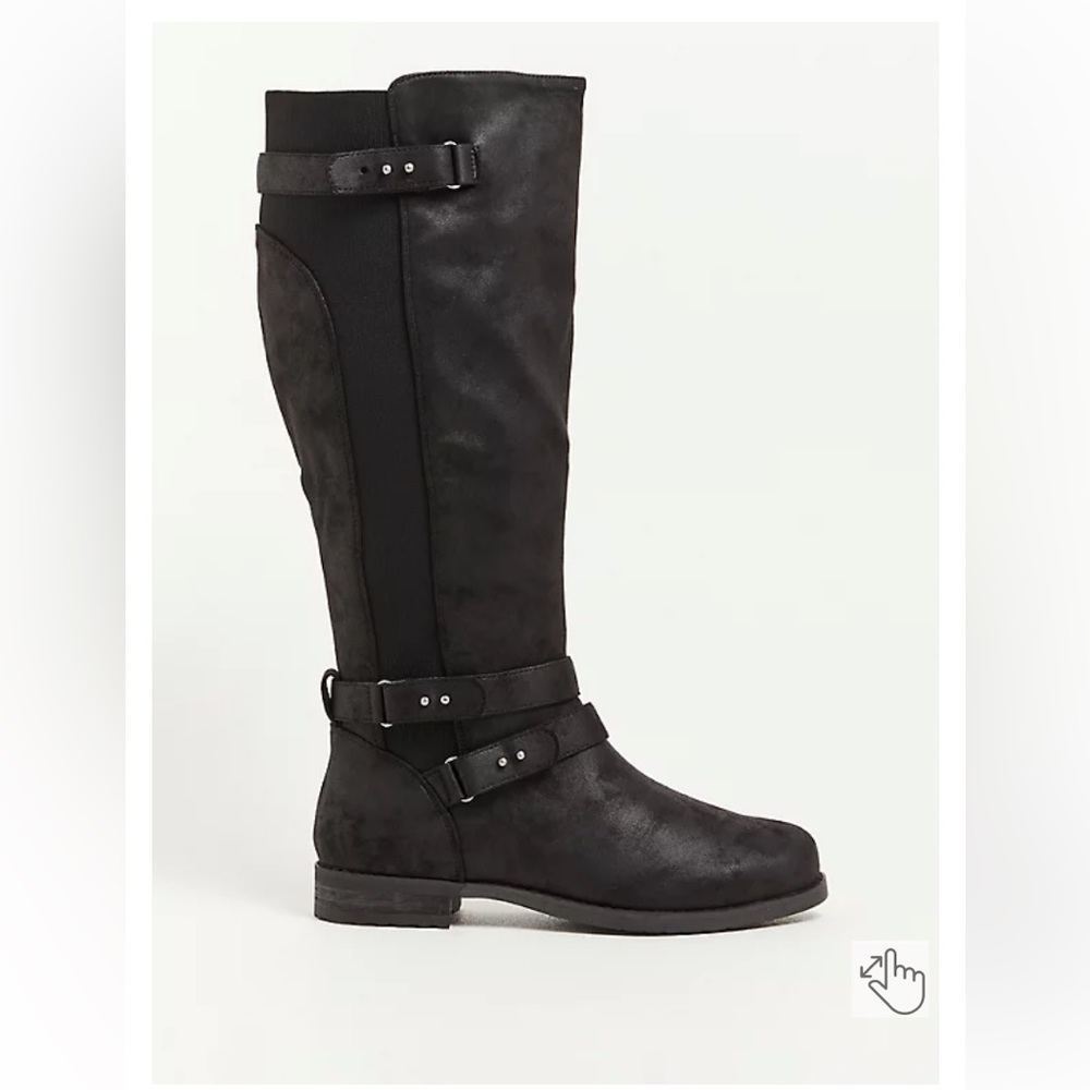 Torrid Strappy Knee Boot (Ww) Size 8 Wide. Wide Calf NWT